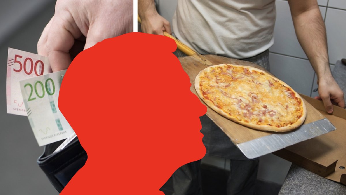 Pizzeriaägaren krävde sin del av personalens lön och hotade en anställd.